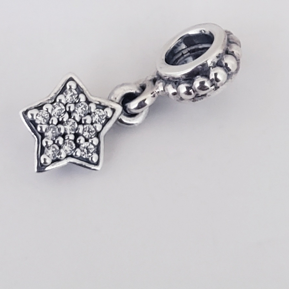 Authentic Pandora Star Dangle Charm - image 3